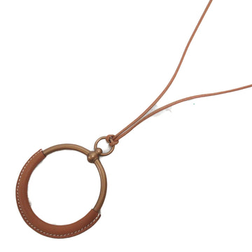 HERMES Grand Loop Necklace Necklace Gold aluminum Gold