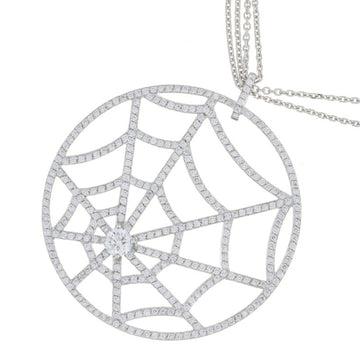 Chaumet Trap More Diamond Women's Men's Necklace 750 White Gold