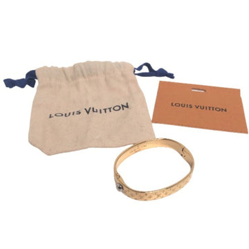 LOUIS VUITTON Cuff Nanogram Monogram S Size M00251  Gold Bracelet LV
