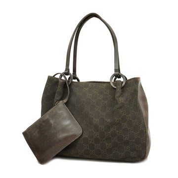 Gucci GG Canvas Hand Bag 101919 Women's Handbag Brown