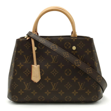 LOUIS VUITTON Monogram Montaigne BB Handbag Shoulder Bag M41055