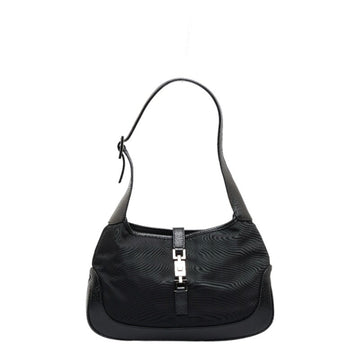 GUCCI 001 3735 Women's Leather Handbag,Shoulder Bag Black