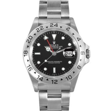 ROLEX 16570 Explorer II A number watch automatic winding black men's