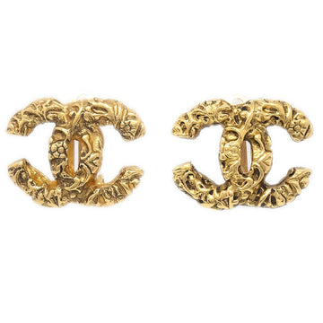 CHANEL 1993 Florentine CC Earrings Small 70153