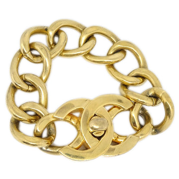 CHANEL 1995 Gold CC Turnlock Bracelet 70292