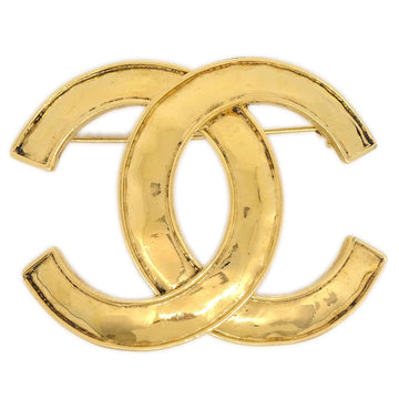 CHANEL CC Logos Brooch Gold 94P 60424