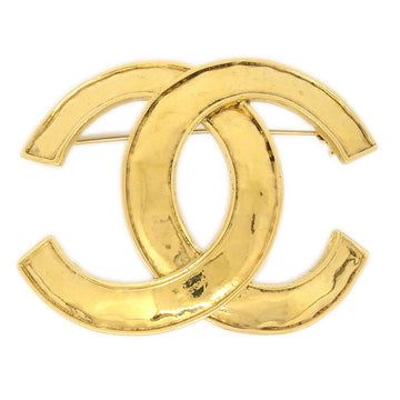 CHANEL CC Logos Brooch Gold 94P 60519
