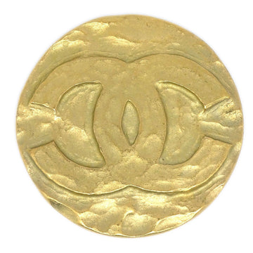 CHANEL Medallion Brooch Gold 94A 60391