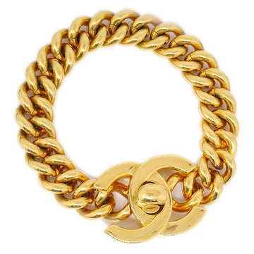 CHANEL 1995 Turnlock Bracelet Gold 70610