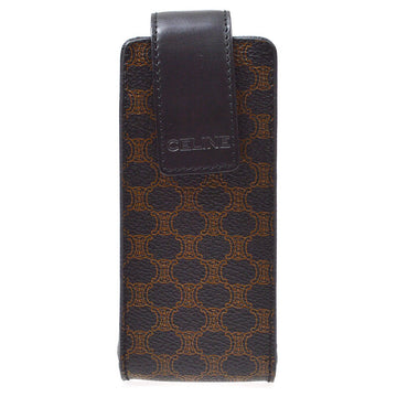 CELINE Macadam Pattern Multi Pouch Bag Black AK31830j