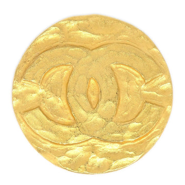 CHANEL Medallion Brooch Gold 94P 92604