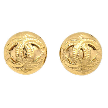 CHANEL 1994 Round Earrings Small 92637