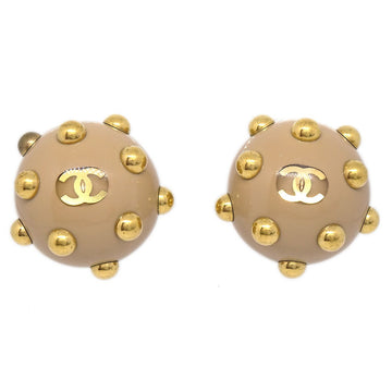 CHANEL Button Earrings Clip-On 00A AK38188i
