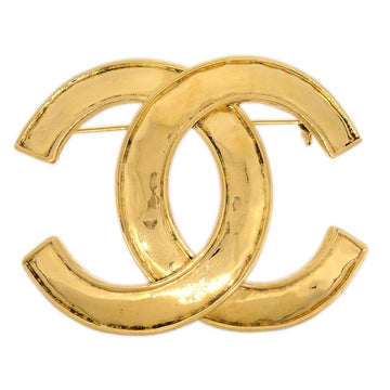 CHANEL CC Logos Brooch Gold 94P 42587