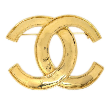CHANEL CC Logos Brooch Gold 94P 12129