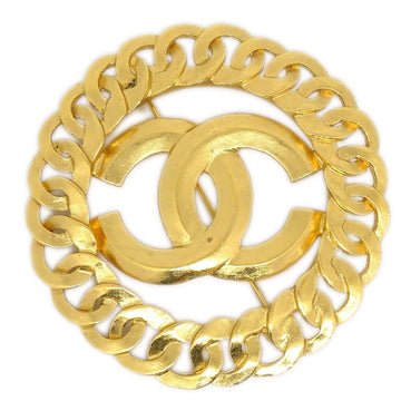 CHANEL 1996 Brooch Gold-Plated 39032