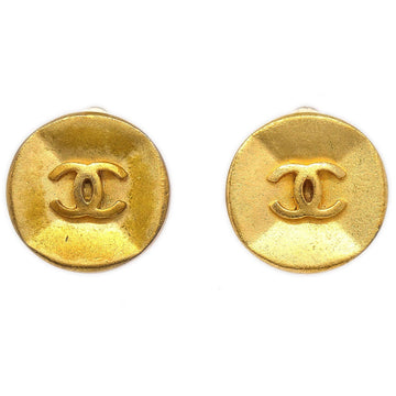 CHANEL 1994 Earrings Gold Clip-On 02583