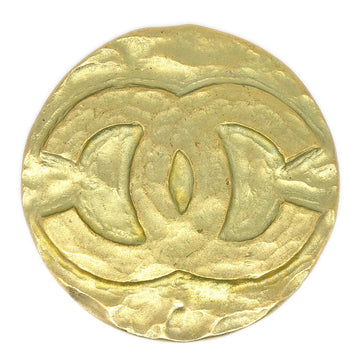 CHANEL Medallion Brooch Gold 95P 03487