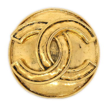 CHANEL Medallion Brooch Gold 94P 05553