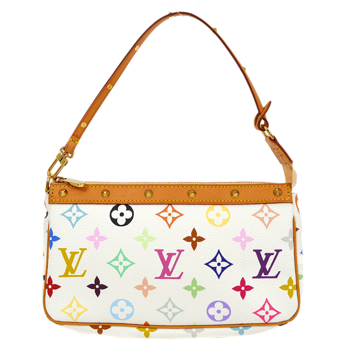 Louis Vuitton 2003 Pochette Accessoires Hand Bag Multi-color M92649 01284