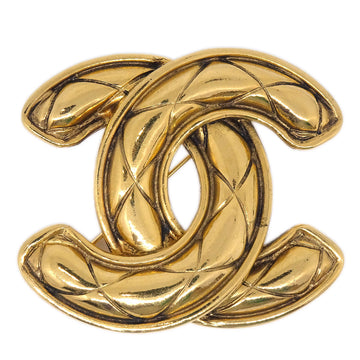 CHANEL Quilted CC Brooch Large 1152 94775
