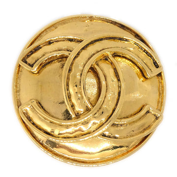 CHANEL 1994 Medallion Brooch Pin Corsage Gold 75093