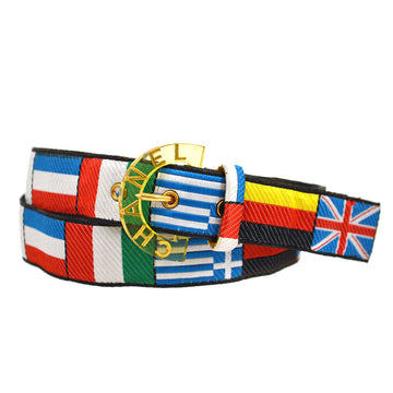 CHANEL 1995 National Flag Belt #70 75258