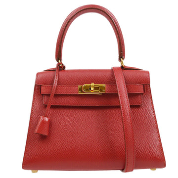 HERMES * 1999 KELLY 20 SELLIER Rouge Vif Courchevel 75800