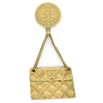 CHANEL★ Bag Brooch Pin Gold 94P 03155