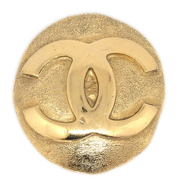 CHANEL 1994 Oval Brooch Pin Gold 1257