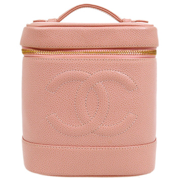 CHANEL 2003-2004 Timeless Vanity Handbag Pink Caviar AK38289b