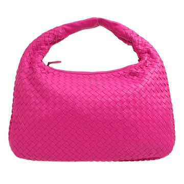 Bottega Veneta Intrecciato Hobo Handbag Pink