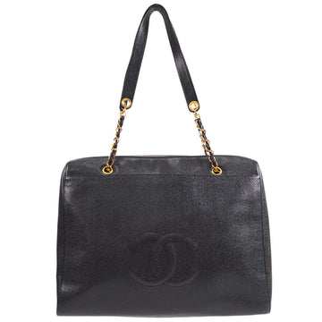 CHANEL 1997-1999 Timeless Zipper Top Tote 40 46373