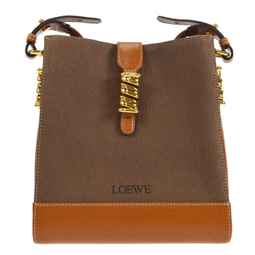 LOEWE VELAZQUEZ Shoulder Bag Combi Brown 26738