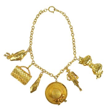 CHANEL 1980s Icon Gold Chain Necklace 17692