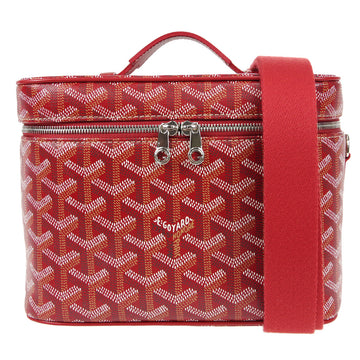 GOYARD Muse 2way Vanity Shoulder Handbag Red 18603