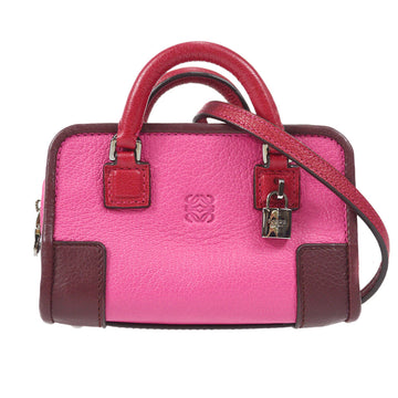LOEWE Amazona 2way Shoulder Handbag Pink 18733