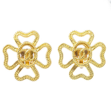 CHANEL Earrings Gold Clip-On 28 27791