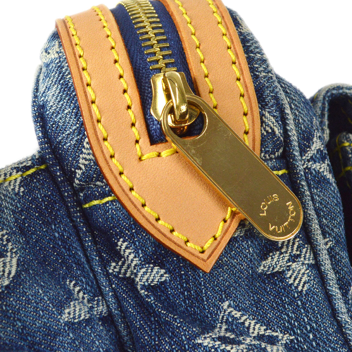 Louis Vuitton Bum Bag Waist Pouch Blue Monogram Denim M95347 SR2057 48860 