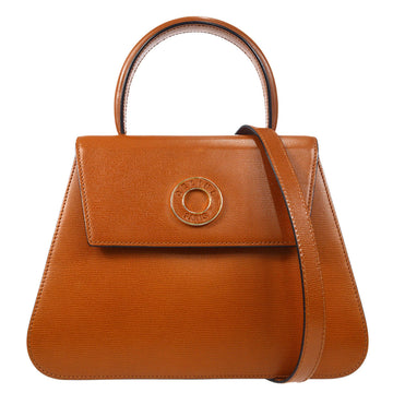 CELINE 2way Shoulder Handbag Brown 49125