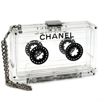 CHANEL * 2004 Cassette Tape Clutch Bag 66480