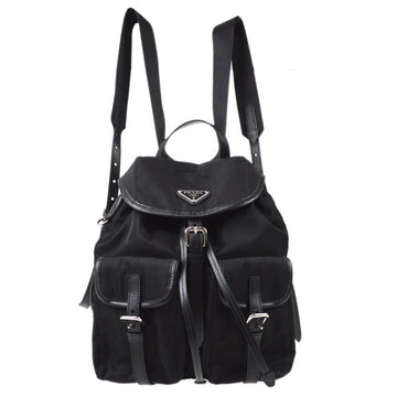 PRADA * Drawstring Backpack Black 66920