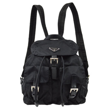 PRADA * Drawstring Backpack Black 67336
