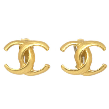 CHANEL CC Earrings Clip-On Gold 00T 97548