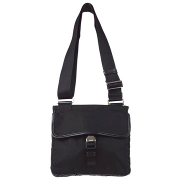 PRADA * 50 Nylon Shoulder Bag Black 78805