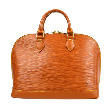 Alma bb handbag Louis Vuitton Brown in Plastic - 30142429