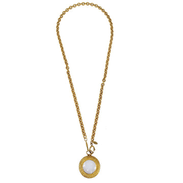 CHANEL Medallion Gold Chain Loupe Necklace 3083/29 78646