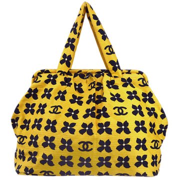 CHANEL Handbag Yellow 88477