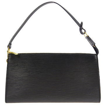 LOUIS VUITTON Pochette Accessoires Handbag Black Epi M52982 78422