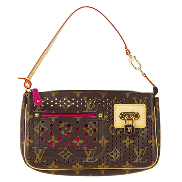 LOUIS VUITTON Pochette Accessoires Handbag Monogram Perfo M95183 88681